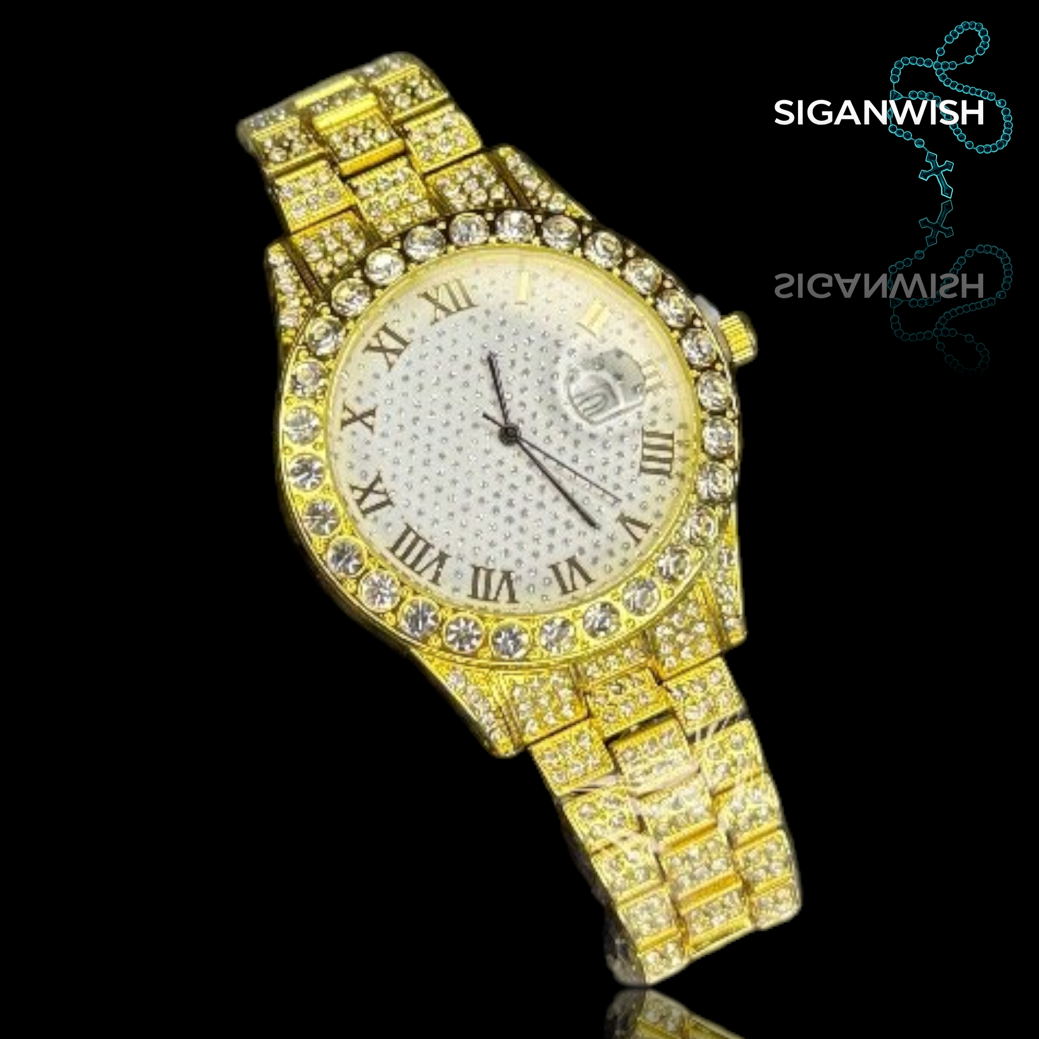 DIAMOND "CUBAN" ICED OUT 📿