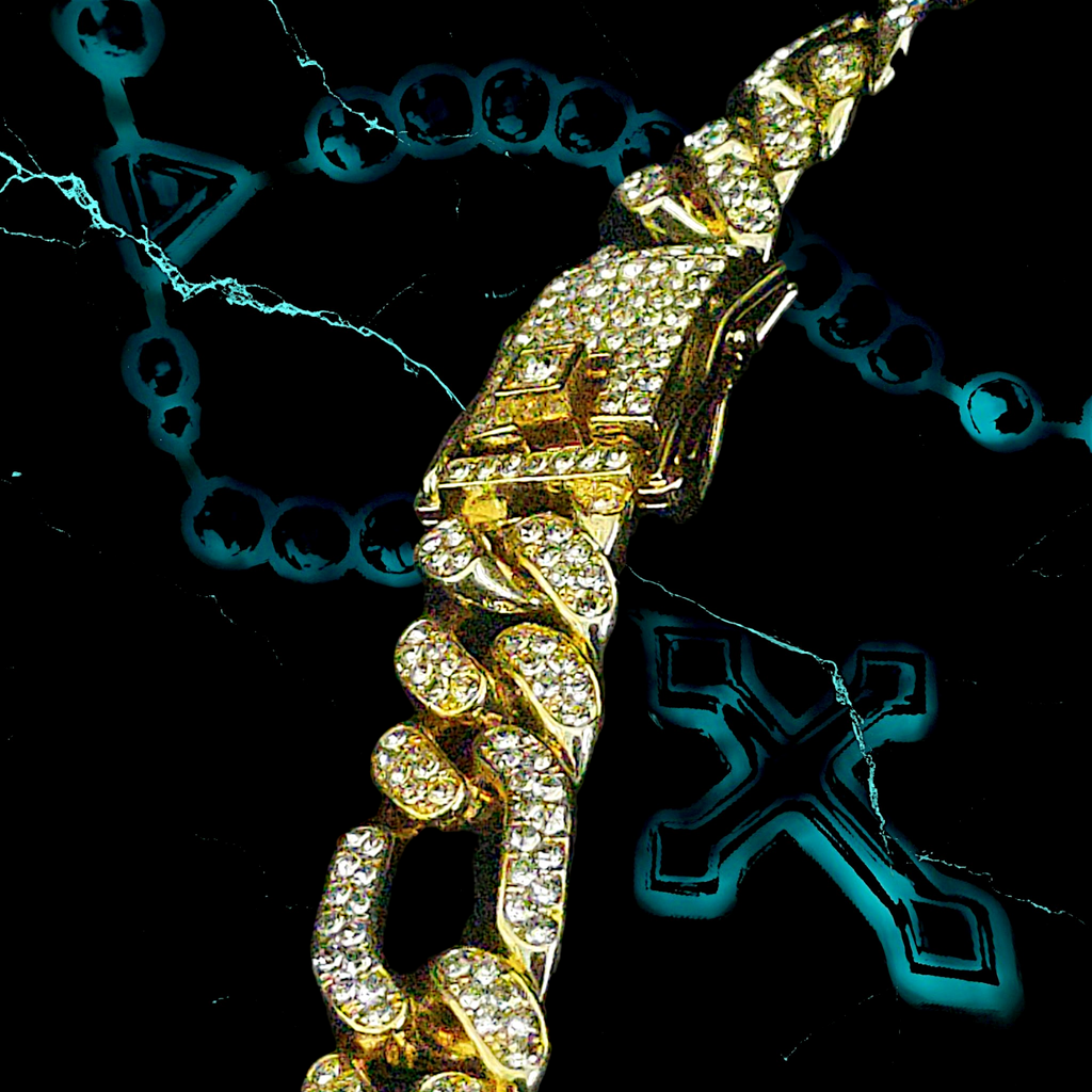 CHUNKY LINK 1.3mm ICED OUT 📿