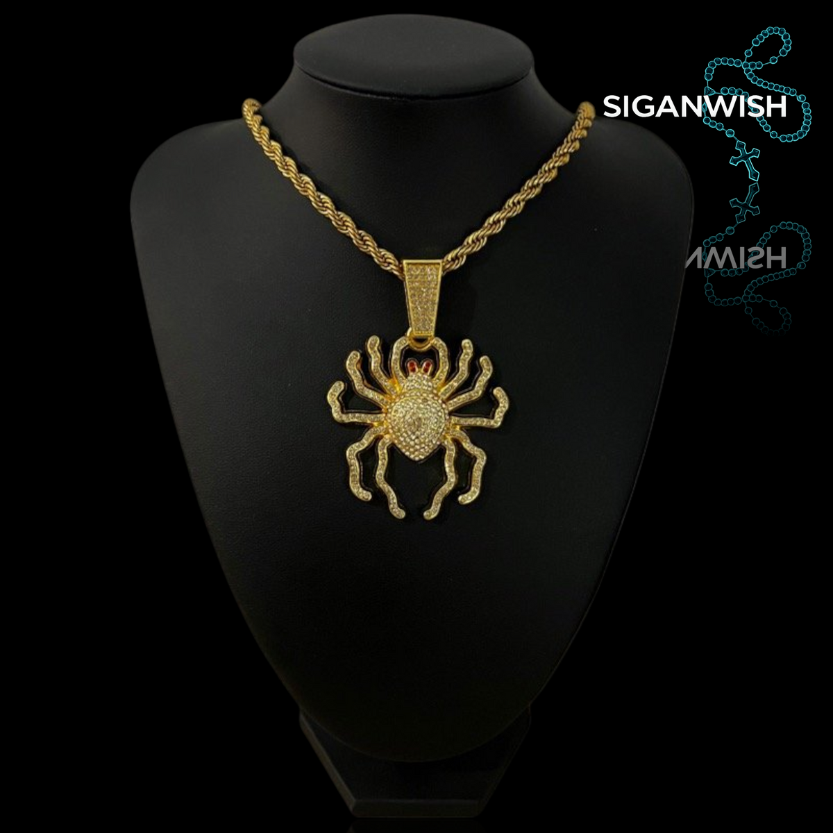 DIJE "SPIDER" ICED OUT 📿