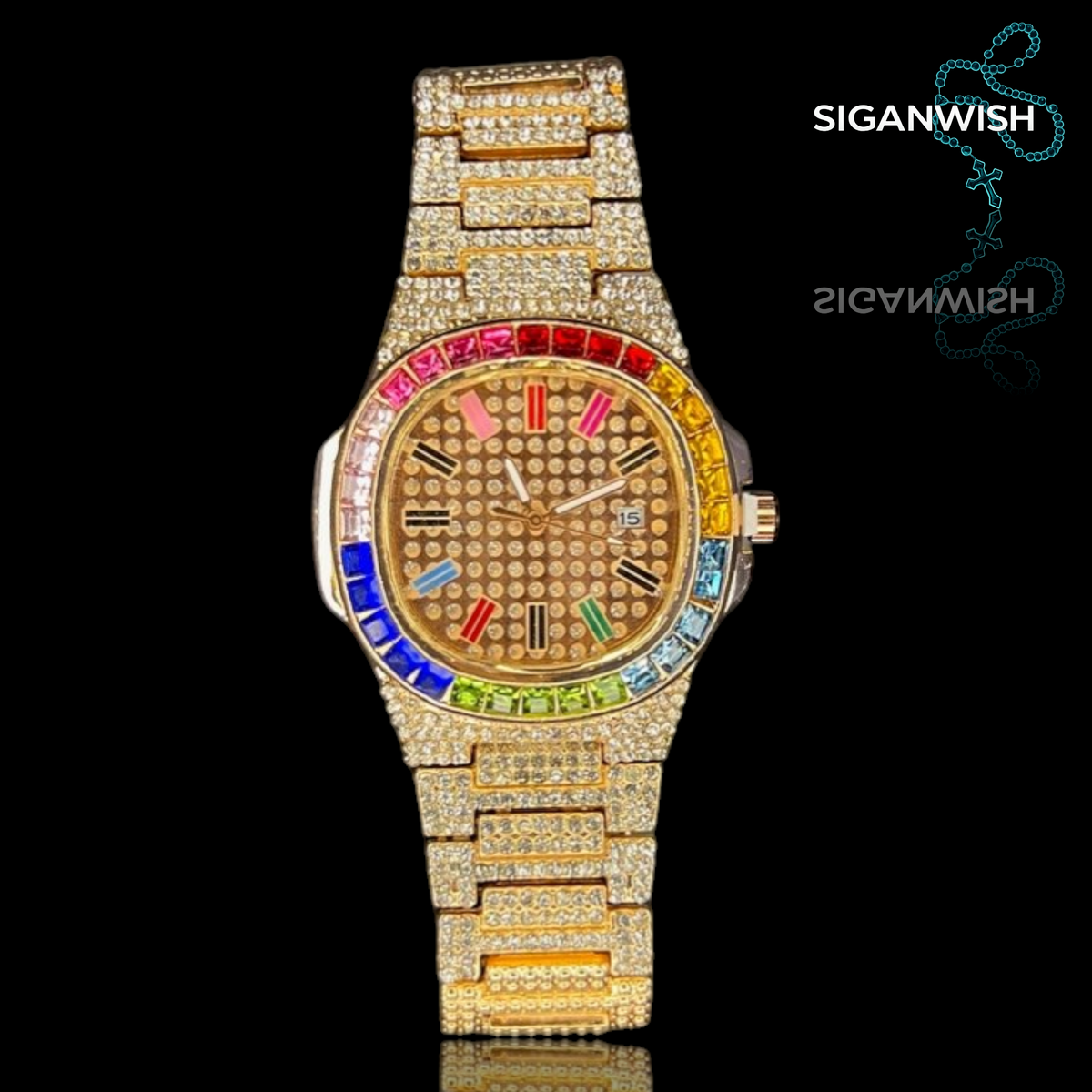 DIAMOND "PATEK" ICED OUT 📿