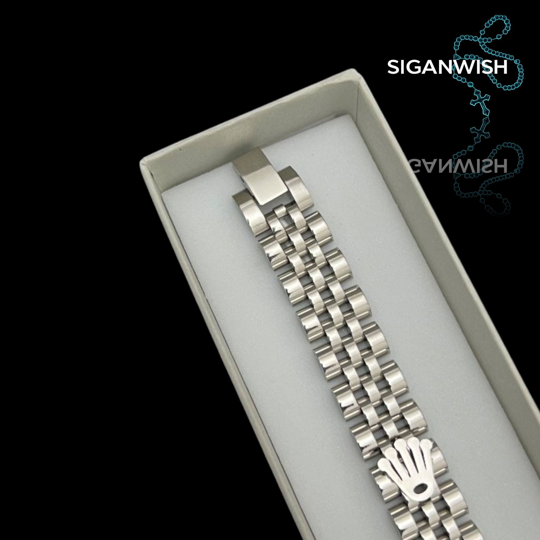 PULSERA "ROLEX" JUBILEE/LOGO 📿