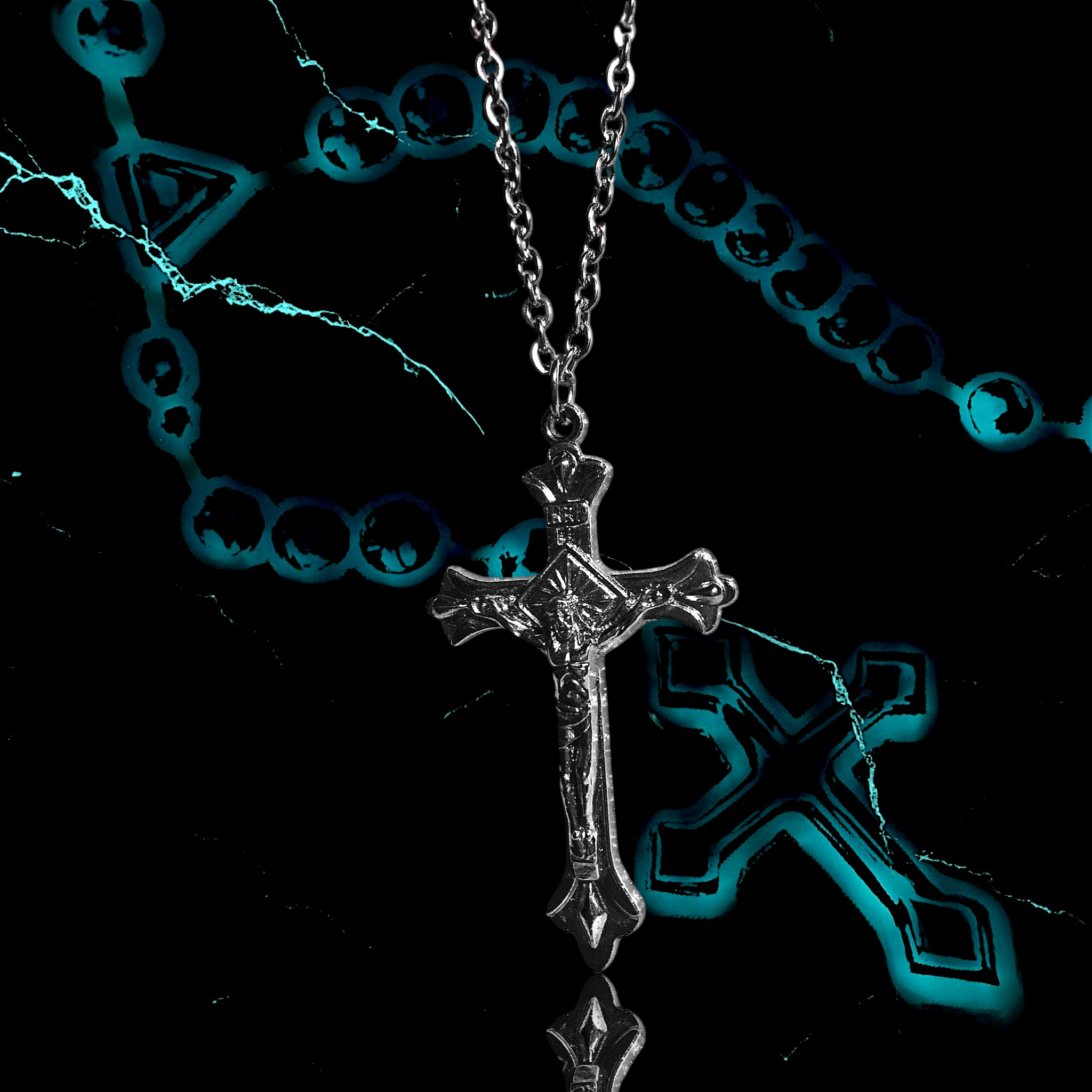 CADENA & DIJE DE CRUZ 📿