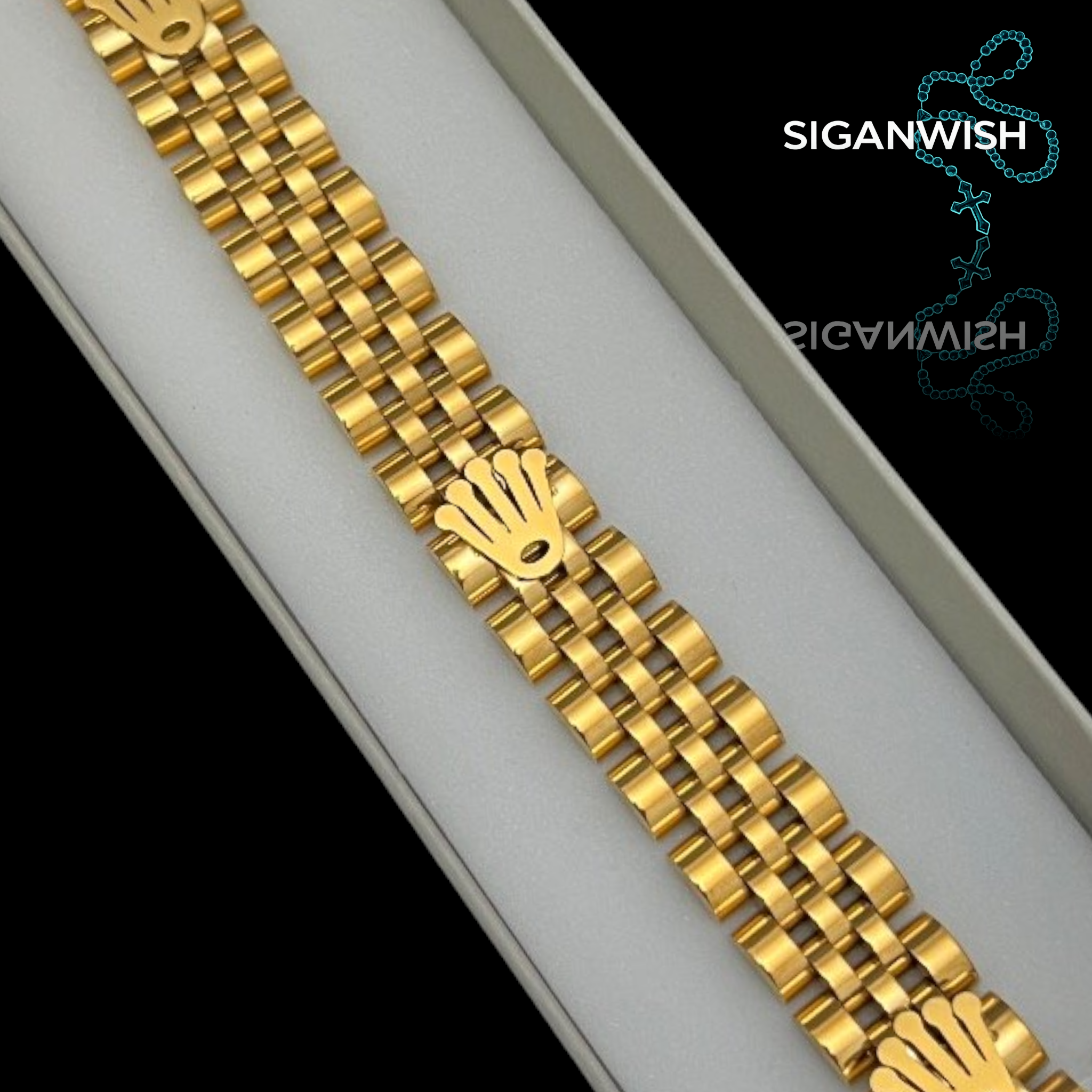 PULSERA "ROLEX" JUBILEE/LOGO 📿