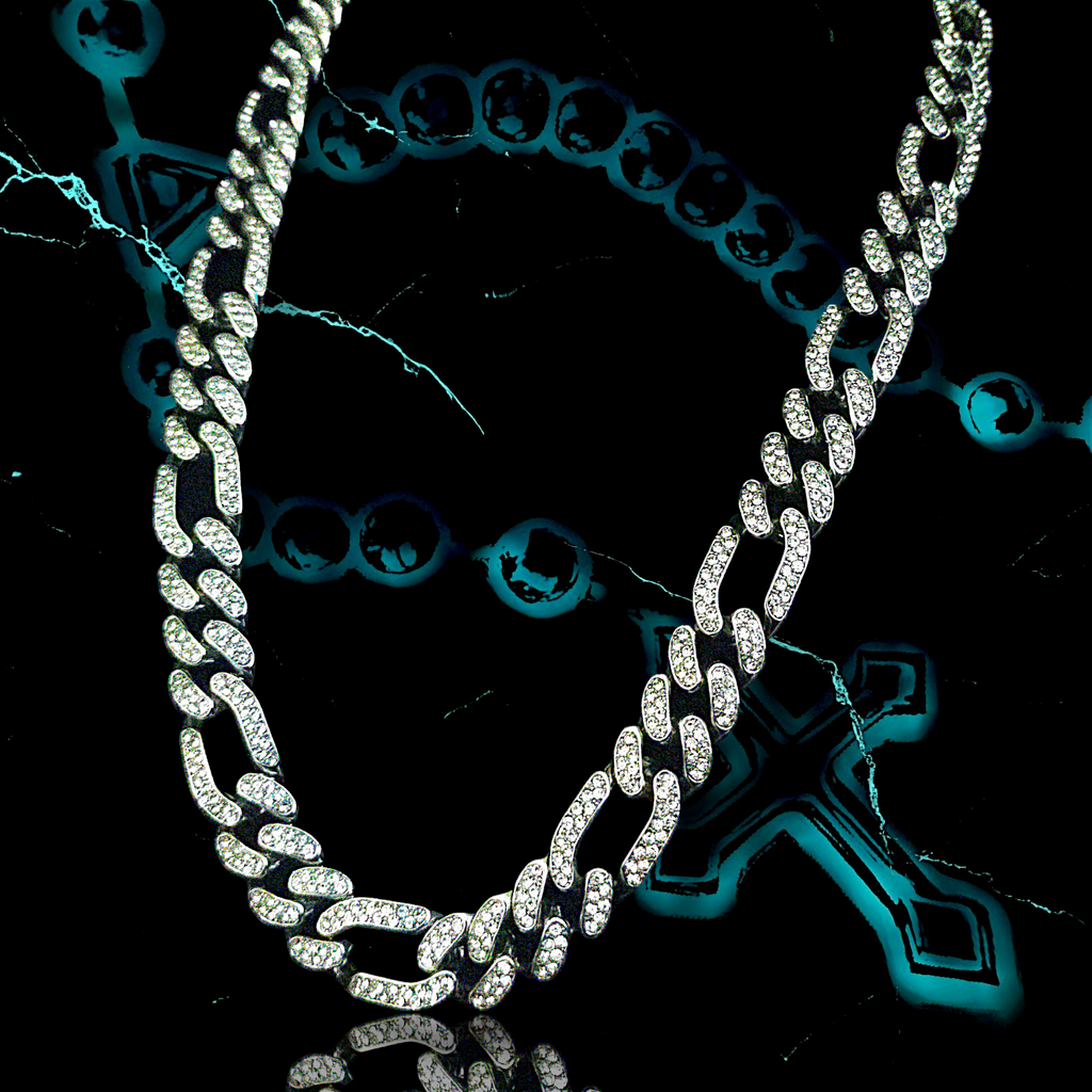 CHUNKY LINK 1.3mm ICED OUT 📿