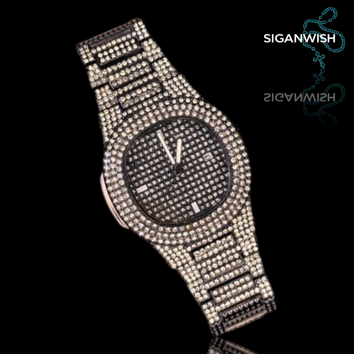 DIAMOND "PATEK" ICED OUT 📿