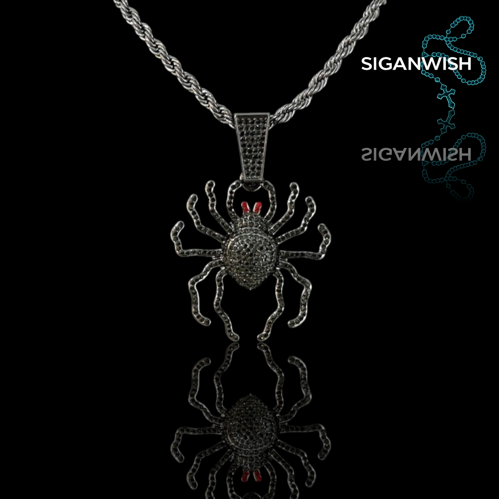 DIJE "SPIDER" ICED OUT 📿