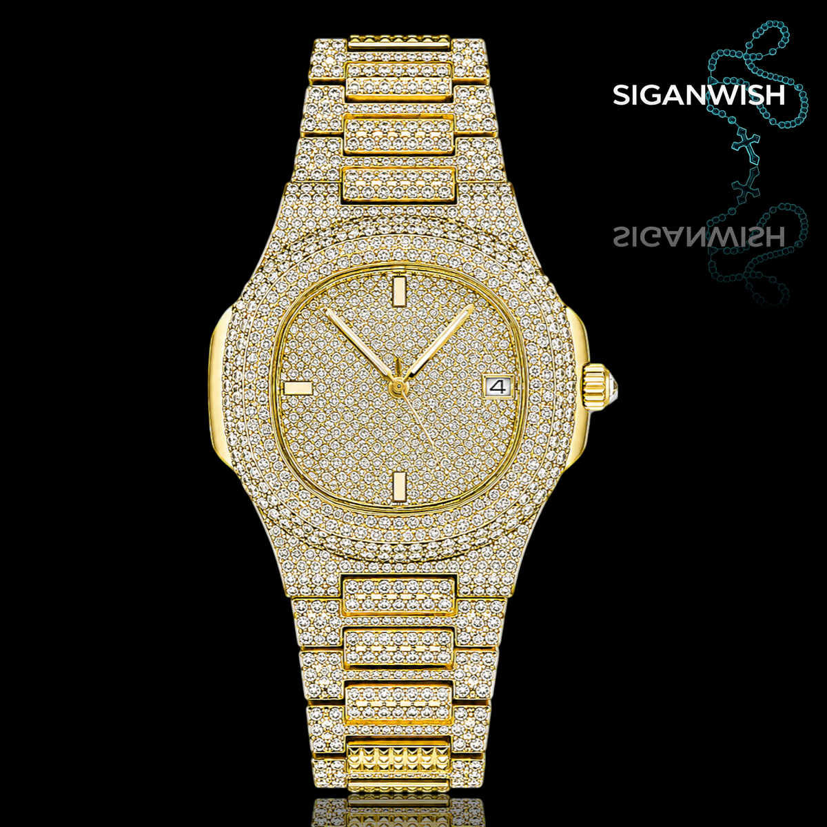 DIAMOND "PATEK" ICED OUT 📿