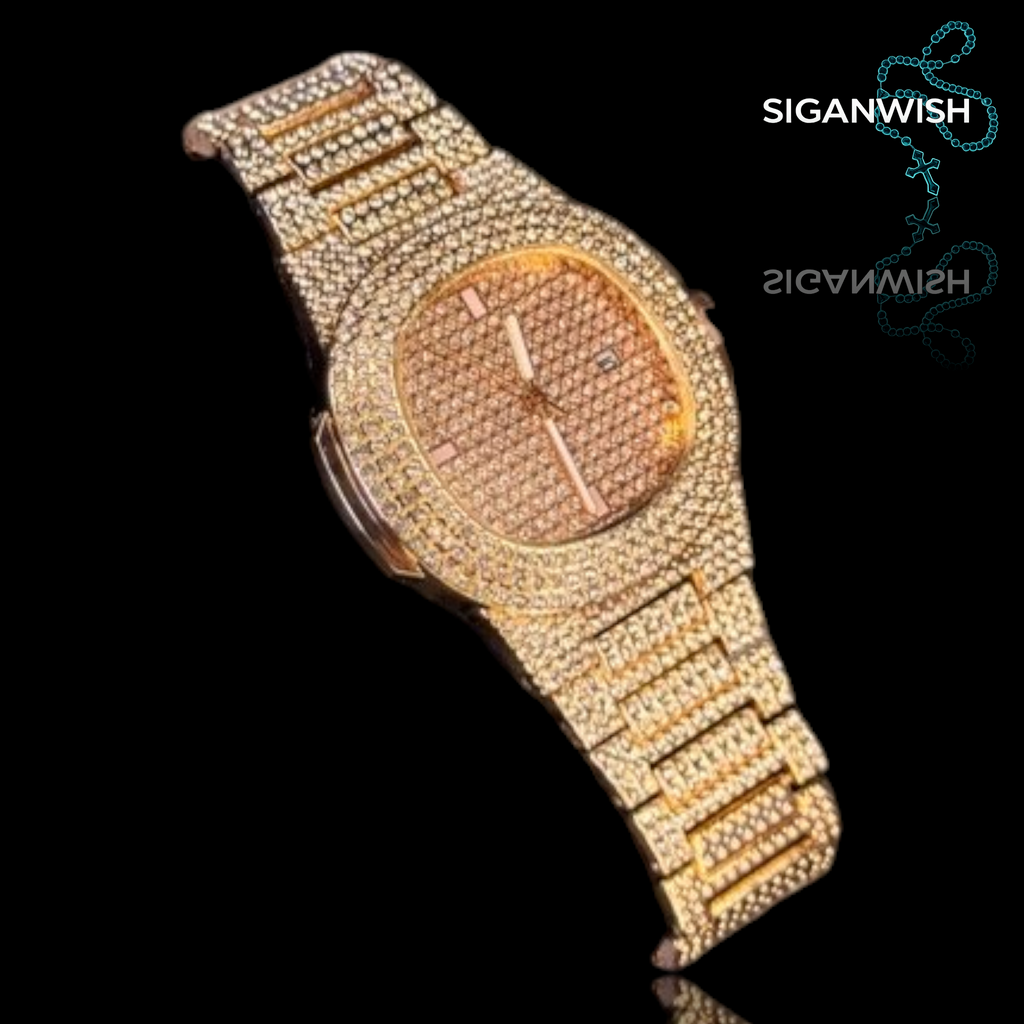 DIAMOND "PATEK" ICED OUT 📿