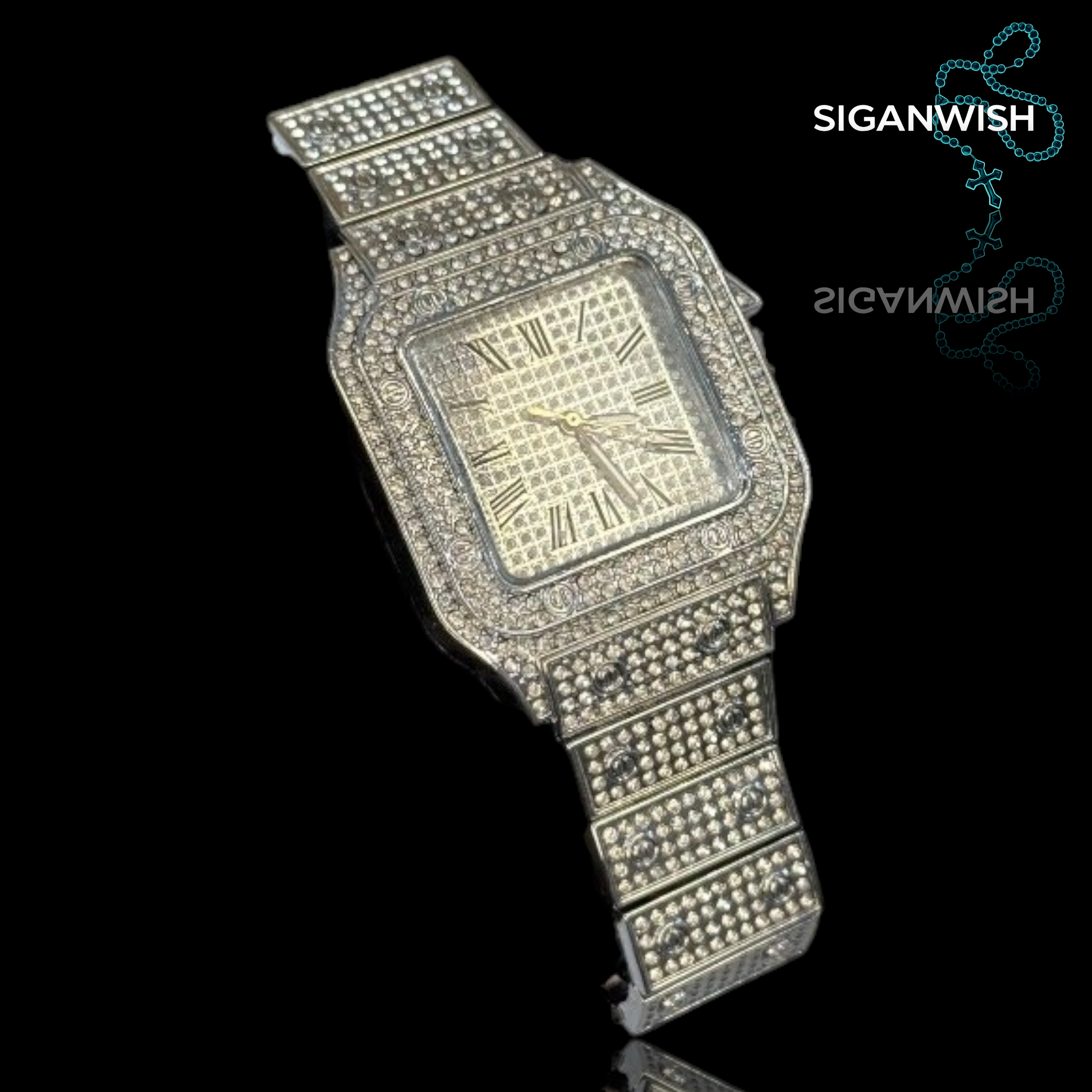 DIAMOND "SQUARE" ICED OUT 📿
