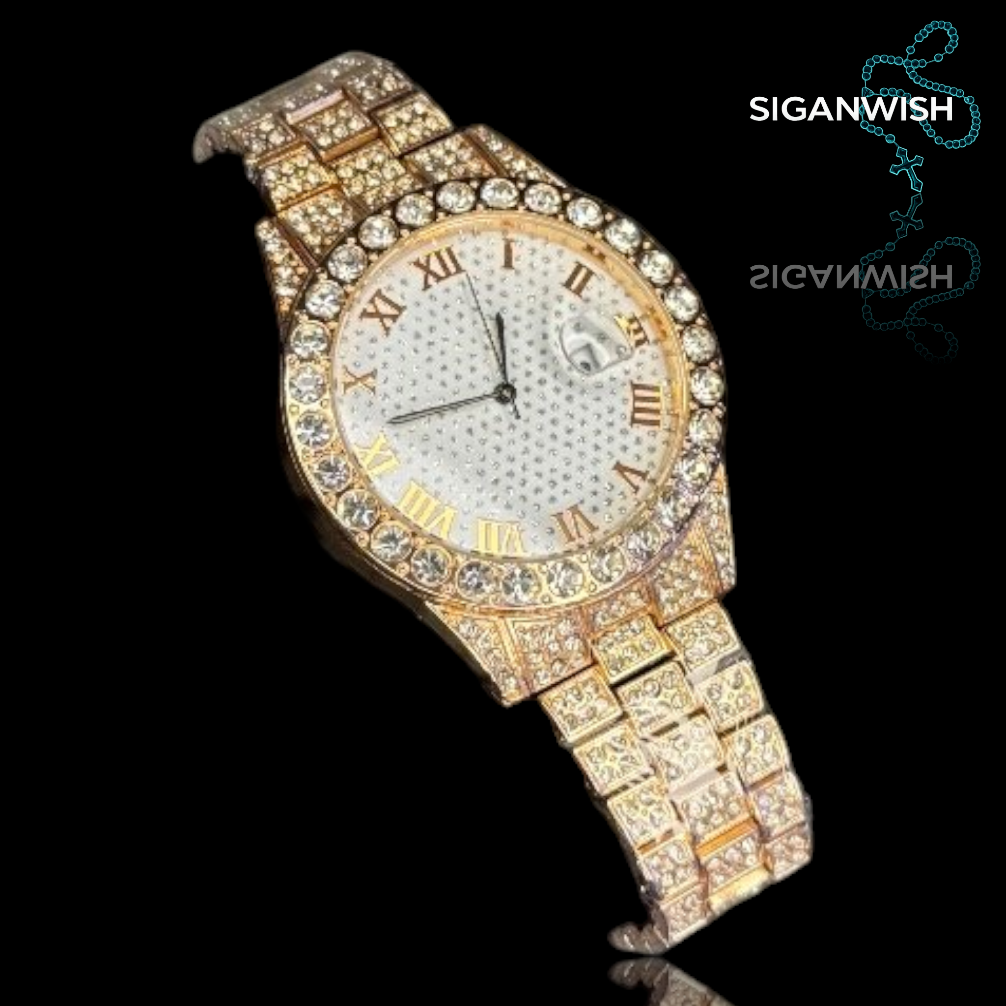 DIAMOND "CUBAN" ICED OUT 📿