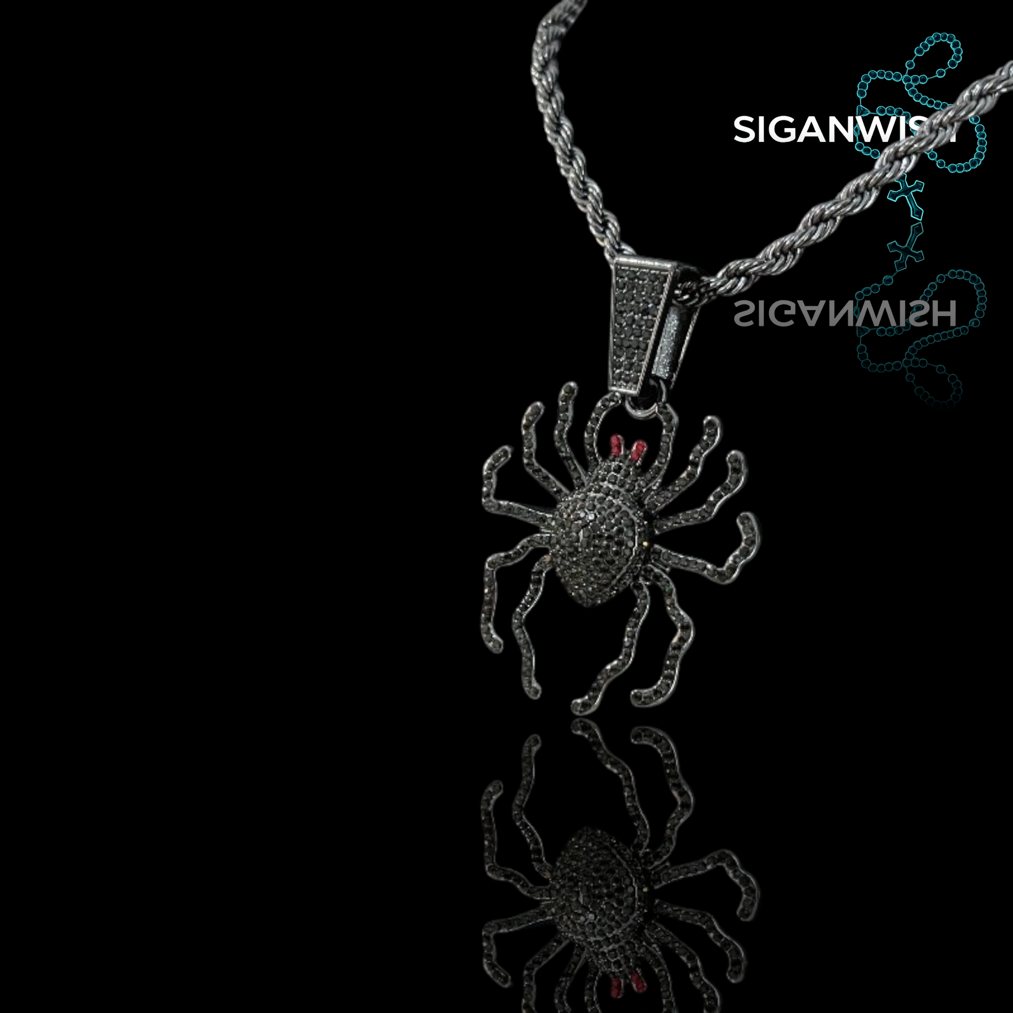 DIJE "SPIDER" ICED OUT 📿