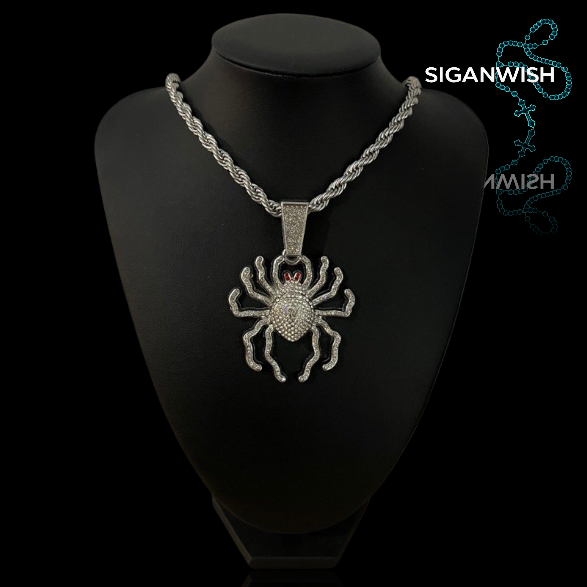 DIJE "SPIDER" ICED OUT 📿
