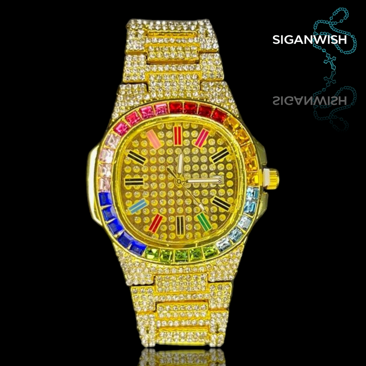 DIAMOND "PATEK" ICED OUT 📿