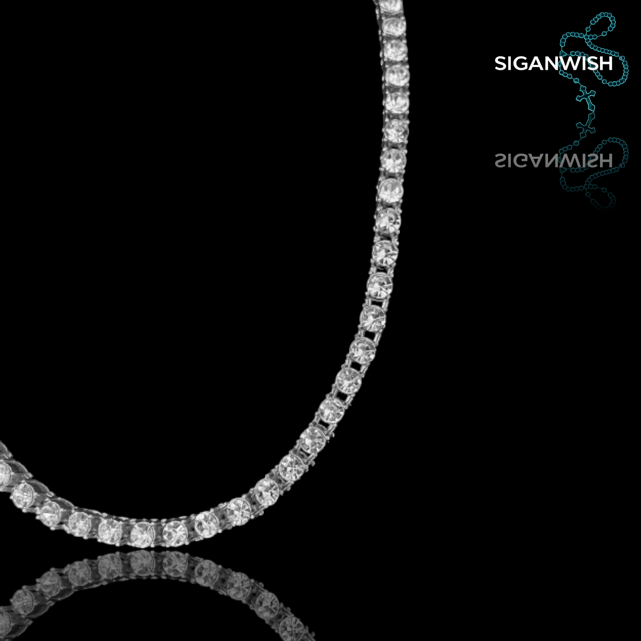 TENNIS LINK 0.5mm ICED OUT 📿