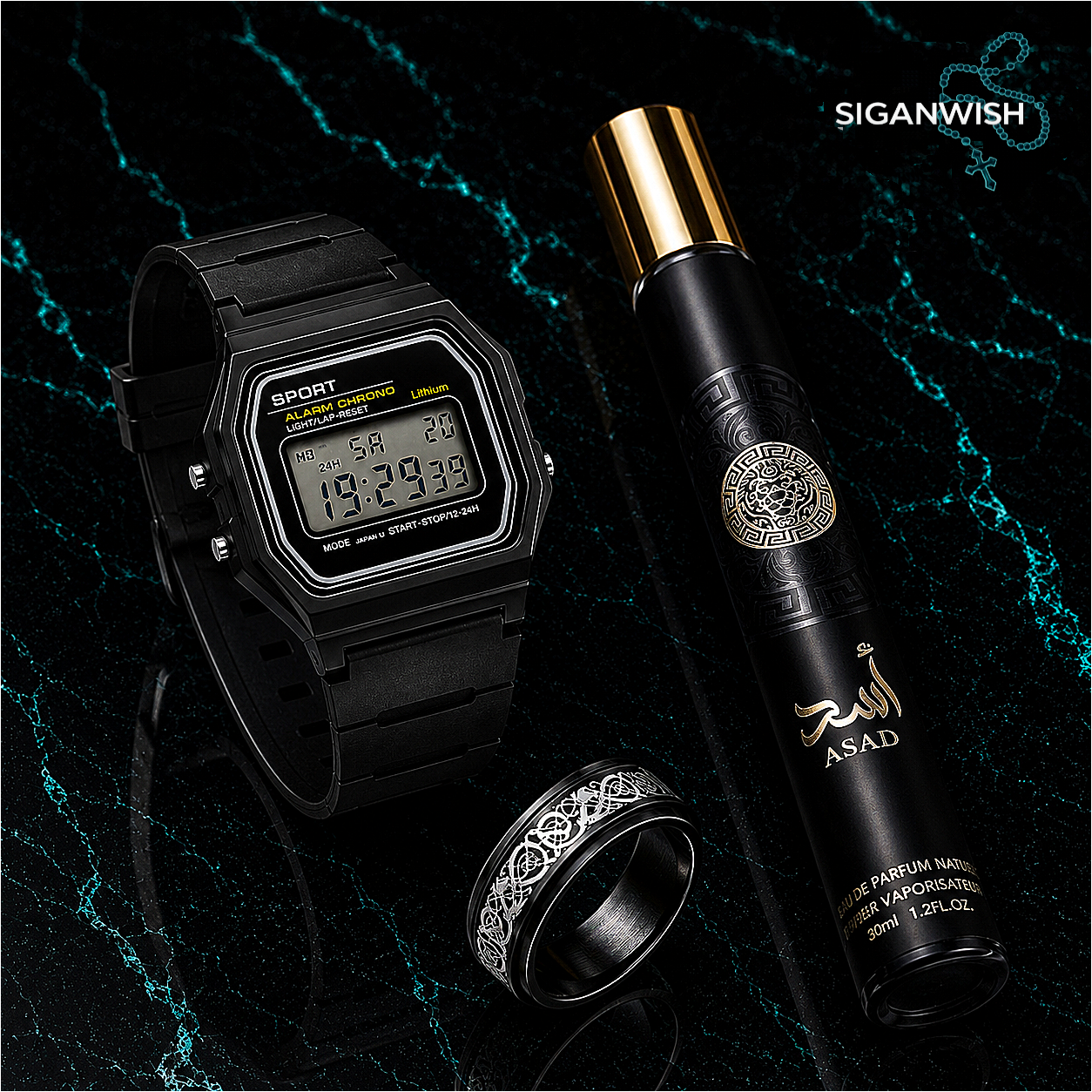 SPORT BLACK VERSACCE COMBO 📿