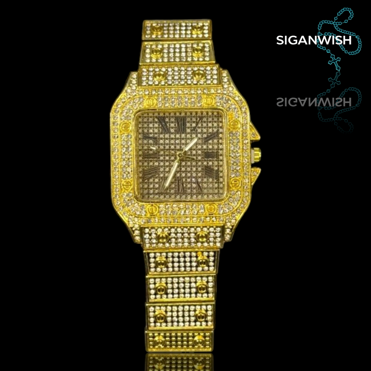 DIAMOND "SQUARE" ICED OUT 📿