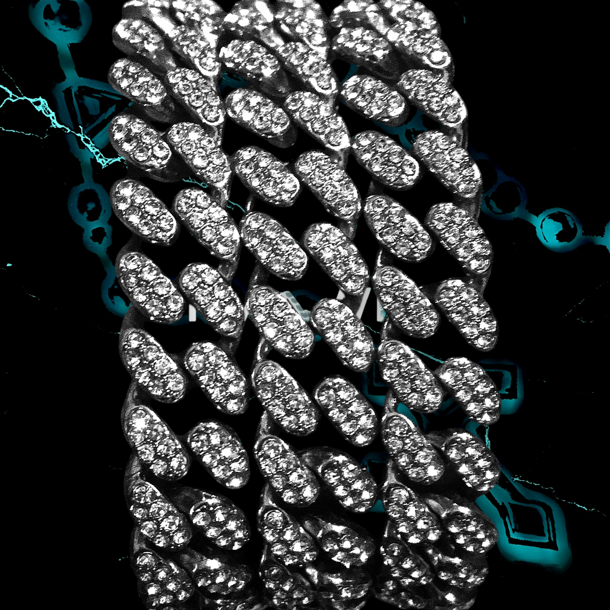 CLASSIC SLIM 1.1mm ICED OUT 📿