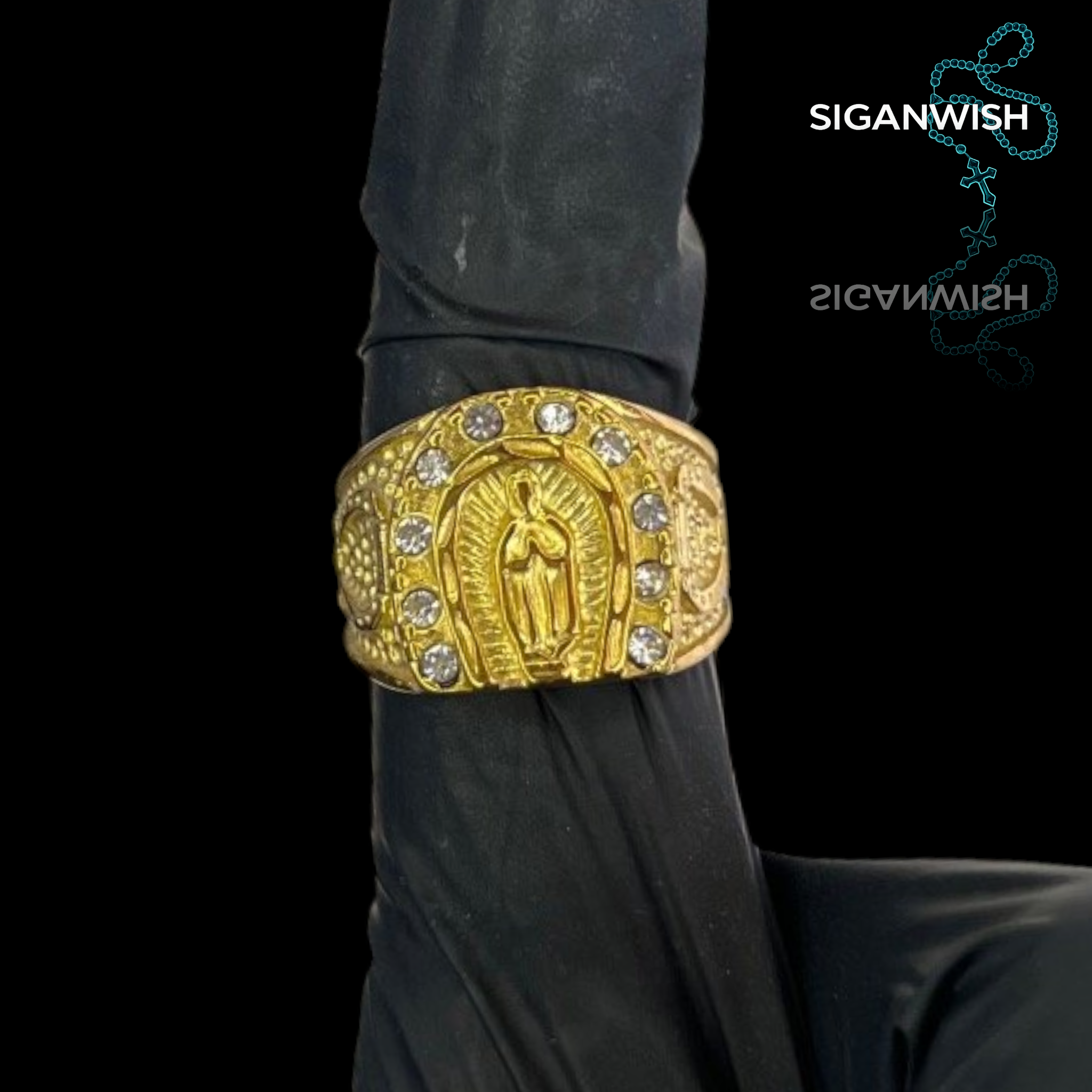 ANILLO "MARIA" ICED OUT 📿