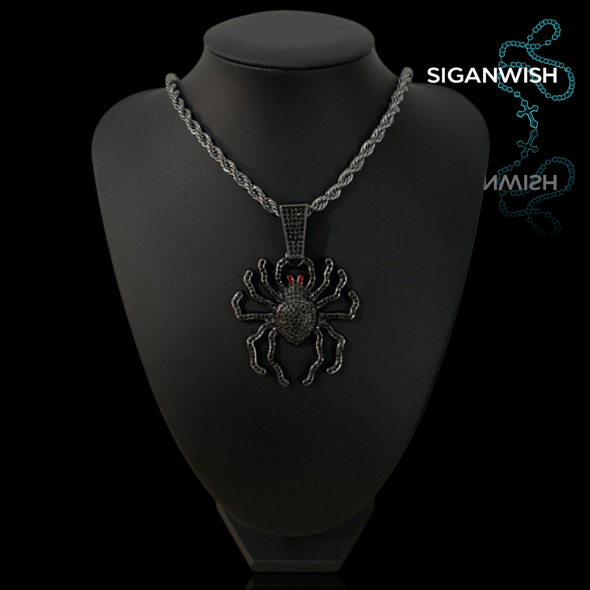 DIJE "SPIDER" ICED OUT 📿