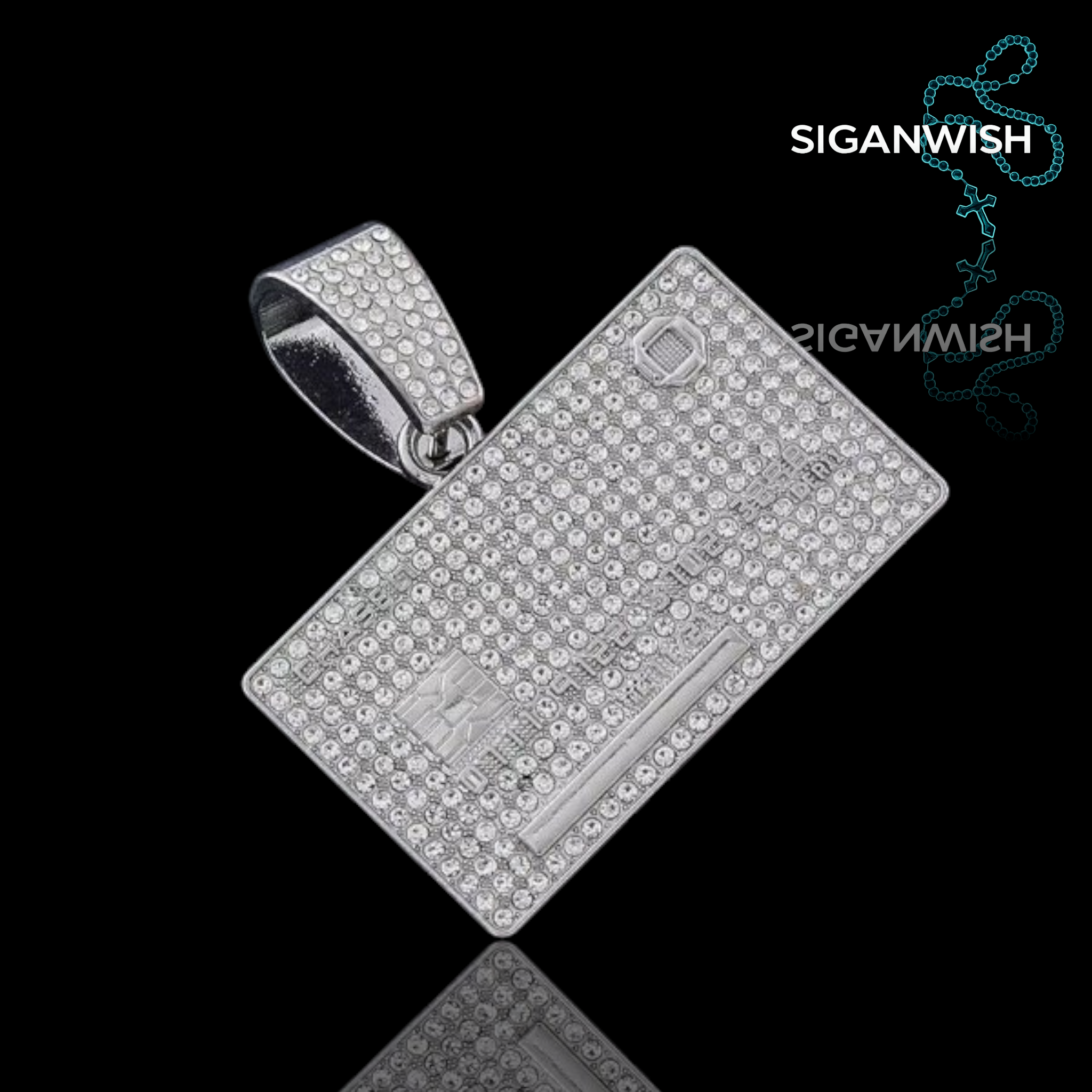 DIJE "VISA" ICED OUT 📿