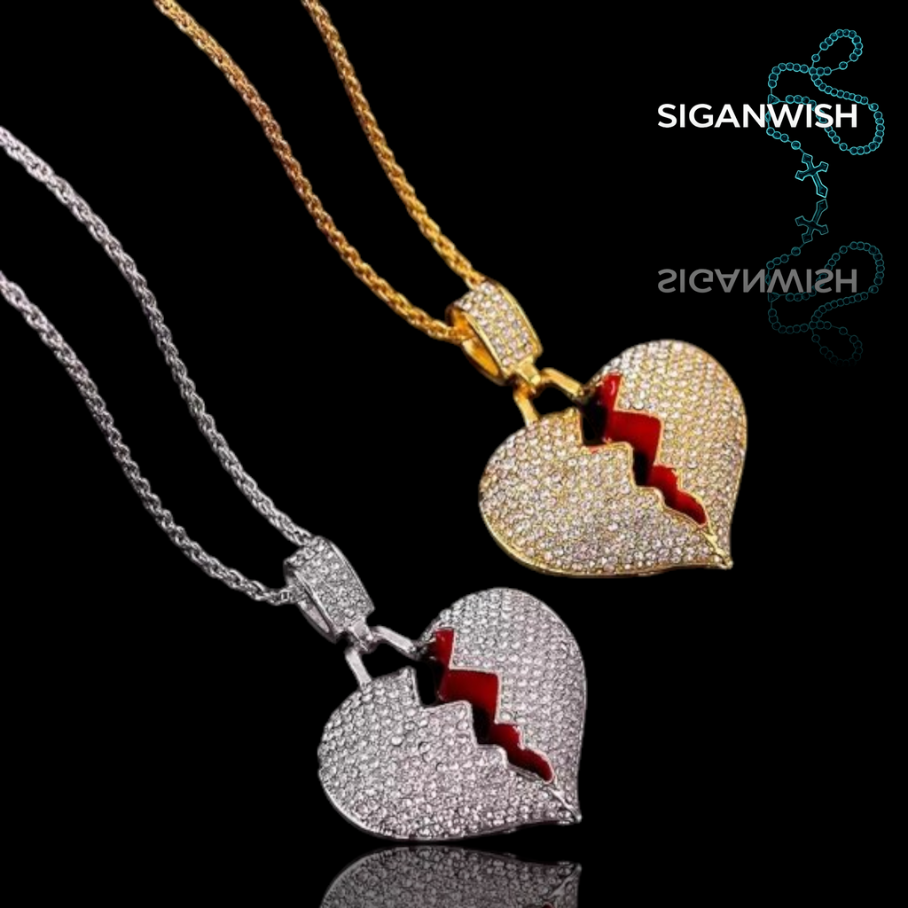 DIJE "BROKEN HEART" ICED OUT 📿