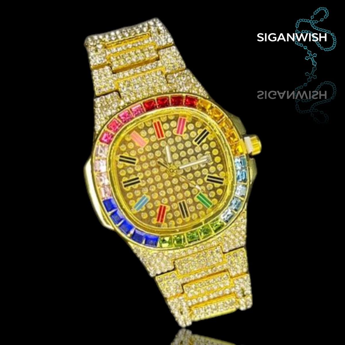 DIAMOND "PATEK" ICED OUT 📿